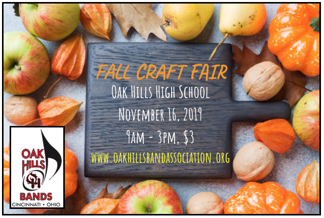 Save the Date: Fall Craft Fair November 16th!